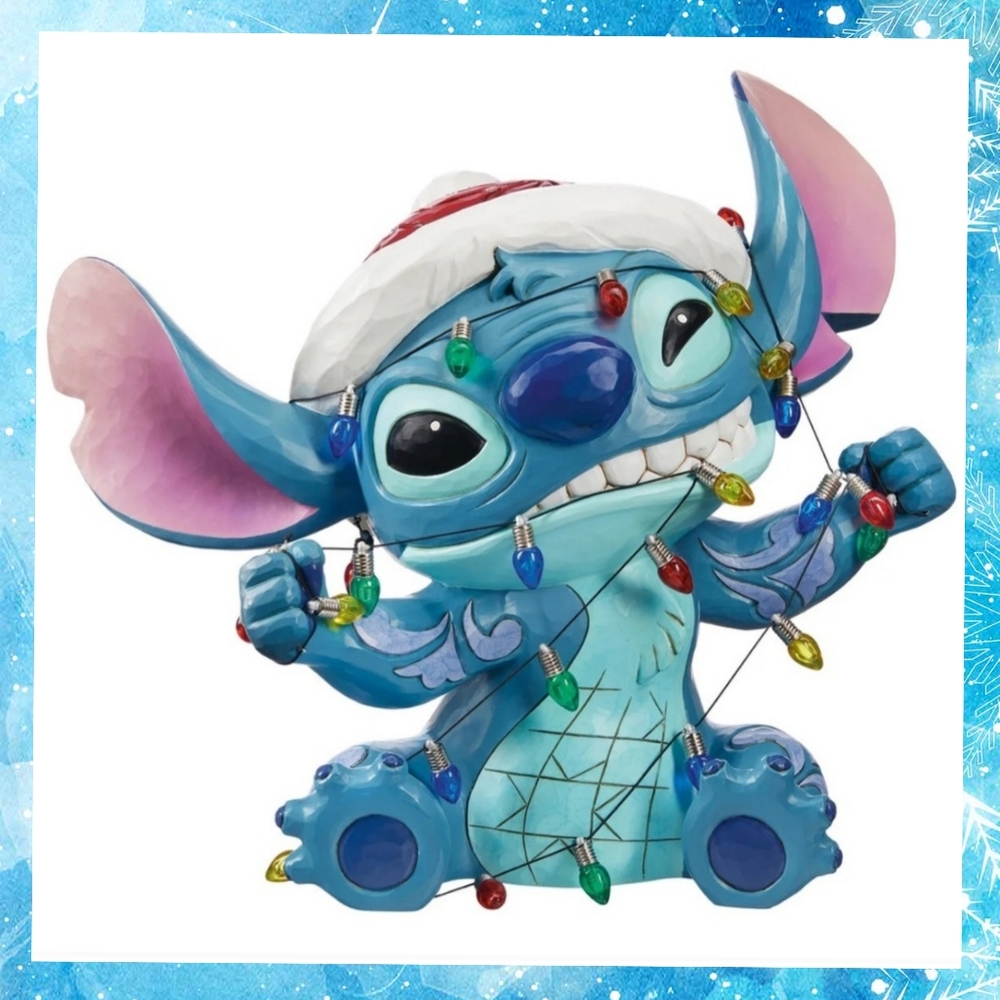 Disney Jim Shore Large 16 in Stitch Christmas Statue Decor Costco exclusive 2024